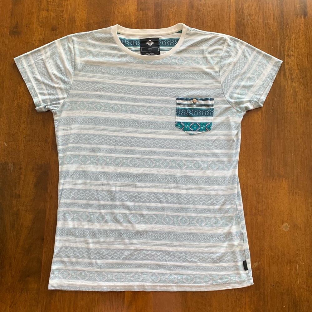 ((Bundle2SAVE)) Cotton On Tribal Print Pocket Tee